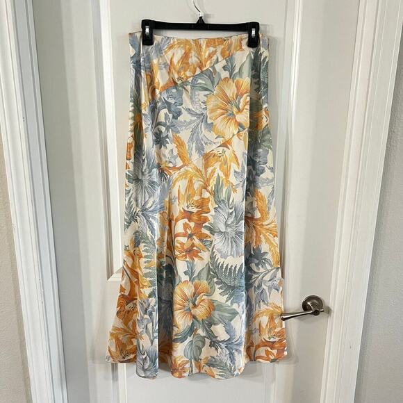 Significant Other Mimi Floral Midi Skirt Size 8 - Picture 3 of 3